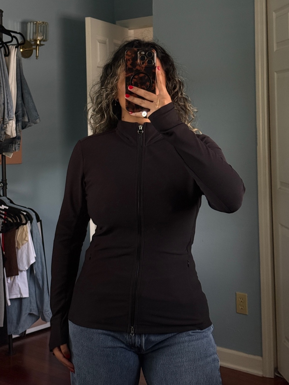 women’s nike golf zip up